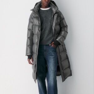 Aritzia Super Puff Hi Gloss Long Puffer Coat